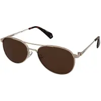 Polaroid Pld6070sxj5gs 56/17/140 Woman Sunglasses Doré Femme