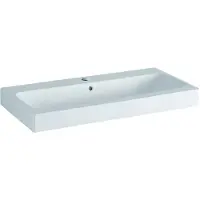 Geberit Plan de toilette iCon 90 cm blanc Keratec 124090600 (485 mm, 900 mm)
