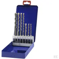 Bohrcraft 25901410007 SDS-Plus Hammerbohrer 5/6/8x110 mm + 6/8/10/12x160 mm / 7-teilig (110 mm)