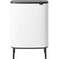 Brabantia Bo Touch Bin Hi Poubelle - 60 L - Blanc