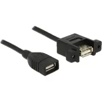 DeLOCK USB 2.0 câble encastrable - USB A femelle vers USB A femelle - Jusqu'