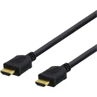 Deltaco HDMI-1070D Câble HDMI HDMI Type A (Standard) Noir (10 m), Câble vidéo, Noir