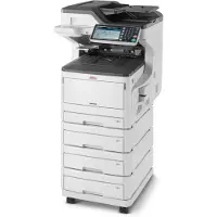 OKI 9006109 MC883dnv 4 in 1 Farblaser-Multifunktionsdrucker weiß