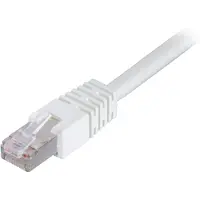 Deltaco F/UTP Cat6 patchkabel LSZH 50m vit - CAT 6 - STP (CAT6, 50 m)