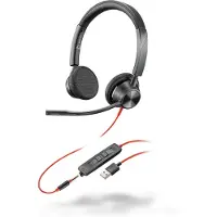 Poly Casque audio - - BLACKWIRE 3325 - USB-A - Stéréo - Sur-oreille - Garantie 2 ans