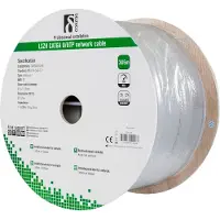 Deltaco Câble UTP, 305m, CAT6a, gris (U/UTP, CAT6a, 305 m)