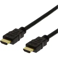 Deltaco HDMI-1060D-FLEX Câble HDMI HDMI Type A (Standard) Noir (7 m), Câble vidéo, Noir