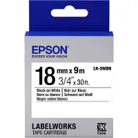 Epson Étiquettes Ruban Lk-5wbn 18 Mm