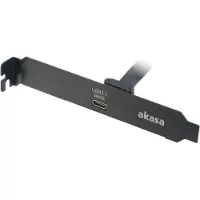Akasa AK-CBUB37-50BK 0.5m USB C USB C Mâle Mâle Noir Câble USB (AK-CBUB37-50BK)