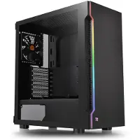 Thermaltake Geh H200 TG Midi Tower "RGB" schwarz retail