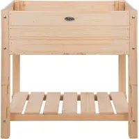 Esschert Design Jardinière surélevée Bois clair S