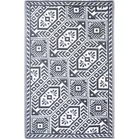 Esschert Design Tapis Jardin Diamant Réversible, Résistant, Motif Géométrique - Bv