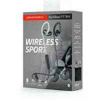 Plantronics BackBeat Fit 350, Sans fil, 20 - 20000 Hz, Sport, 22 g, Casque, Gris, Blanc