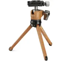 Leofoto MT-01 (wood) + LH-25 (wood) Table Top Tripod and Ball Head Kit