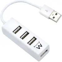 Ewent Hub USB AAOAUS0134 Blanc