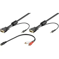 DeLOCK VGA — VGA (2 m), Câble vidéo, Noir
