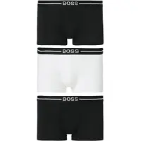 BOSS Organic Boxers 3 Units Blanc,Noir S Homme