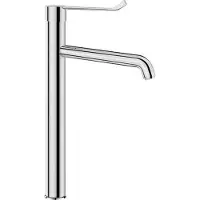 Delabie Robinet WT-MBatt, avec bras de robinet pivotant, hauteur 305 mm, longueur 220 mm, et levier hygiénique