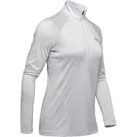 Under Armour Tech Twist Half Zip Long Sleeve T-shirt Gris S Femme
