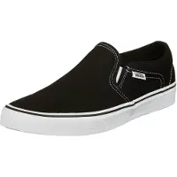 Vans MN Asher (toile) Slipper Schwarz en taille 39