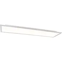 QAZQA Plafonnier blanc 120 cm avec LED intégrée - Liv