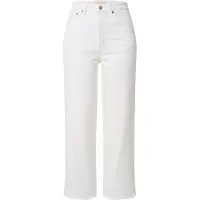 Levi's Jean 'Ribcage Straight Ankle Jeans' blanc denim