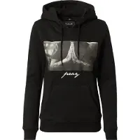 Mister tee Sweat-shirt 'Pray' gris clair / noir / blanc