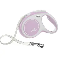 Flexi Laisse automatique New Comfort M Sangle 5m Rose