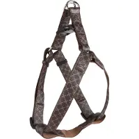 Flamingo Harnais Step & Go Odin marron, dimensions : 50-70 cm / 25 mm