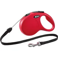 Flexi Laisse New Classic Cordon S 8 m Rouge
