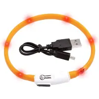 Flamingo Collier Lumineux Visio Light Chat Et Petit Chien