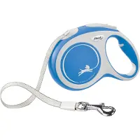 Flexi New Comfort L Extendable Tape Strap 5 M Bleu