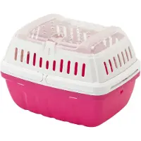 Flamingo Cage de transport pour rongeurs Lizzie rose, taille : L
