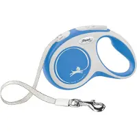 Flexi Laisse automatique New Comfort S Corde 5 m Bleu