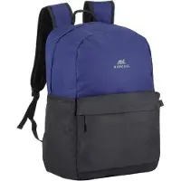 Rivacase Riva Case Mestalla 5560 - Sac à dos pour ordinateur portable - 15.6" - noir, bleu cobalt