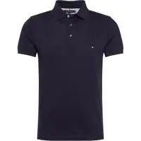 Tommy Hilfiger T-Shirt 'CORE 1985 SLIM POLO' bleu marine / rouge feu / blanc