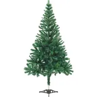 vidaXL Arbre de Noël artificiel avec support 150 cm 380 branches