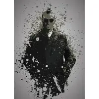 Sans marque Pc Splatter - Magnetic Metal Poster 45x32 - Travis