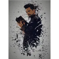 Sans marque Pc Splatter - Magnetic Metal Poster 45x32 - Preach