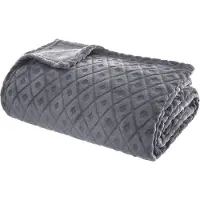 Zesso Eazy Living Couverture douillette Francine 180 cm x 230 cm Gris