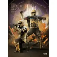 Sans marque Rogue One Key Forces - Magnetic Metal Poster 45x32 - Scarif Trooper