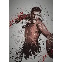 Sans marque Pc Splatter - Magnetic Metal Poster 45x32 - Bringer Of Rain