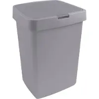 Sunware Delta poubelle 25 litres à rabat métal/noir