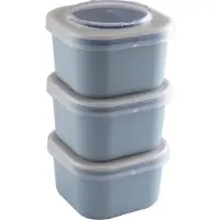 Sunware Sigma Home Boîte à lunch Food to go Set de 3 pièces bleu-gris, Lunch box, Bleu