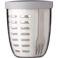 Mepal Veggie Pot Ellipse, Lunch box, Blanc