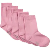 Minymo Chaussettes - 5 Pack - Rose - - 23/26 - Chaussettes