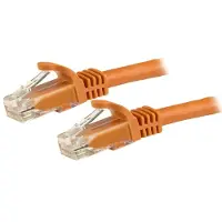 StarTech.com .com Patch Cable Cat6 Gigabit UTP RJ45 3m Tangle-Proof Orange