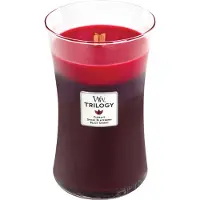 Woodwick Berries Sun Renpend Trilogy Vase (baies qui mûrissent au soleil) - bougie parfumée - 609,0 g