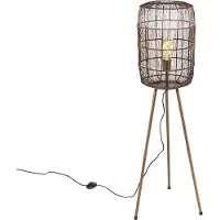 QAZQA Lampadaire moderne trépied cuivre - Redo