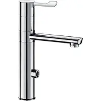 Delabie électronique. MBatt. 230V Sortie pivotante haute H165 L160, levier L100